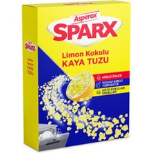 Asperox Sparx Limon Kokulu Kaya Tuzu 1.5 kg Kirci Önleyici Etkili Temizlik Ürünü