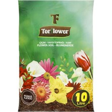 4 Adet Torflower 10L Çiçek Saksı Toprağı