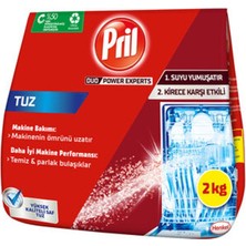 6 Adet Pril Bulaşık Makinesi Tuz 2 kg