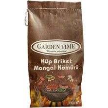 4 Adet Garden Time Premium Küp Briket Kömür 2kg