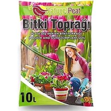 4 Adet Naturelpeat Çiçek ve Saksı Toprağı 10 L