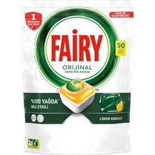 3 Adet Fairy Hepsi Bir Arada Limon Kokulu 50 Kapsül 675 G