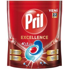 1 Adet Pril Excellence Bulaşık Kapsülü 22'li 398,2 G