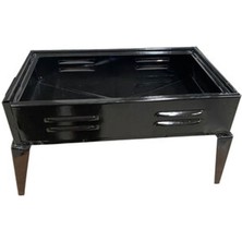 3 Adet Közgrill Emaye Mangal