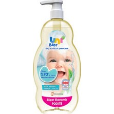 3 Adet Uni Baby Şampuan 900 ml