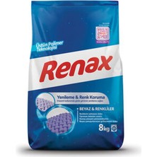 2 Adet Renax Beyaz ve Renkliler Için Matik Deterjan 8 kg
