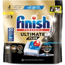 2 Adet Finish Ultimate Plus Hepsi 1 Arada 20 Tablet 244 G