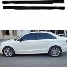 🚗 Audi A3 Sedan 2013-2017 Yan Marşpiyel (Plastik) | Dayanıklı & Şık Tasarım | Boyasız