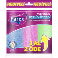 3 Adet Parex Mikrofiber  Temizlik Bezi 3'lü