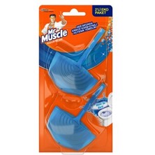 3 Adet Mr. Muscle Wc Blok Aqua Paket 2 x 36 G