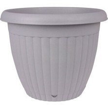 1 Adet Della Lale Yuvarlak Saksı 7 No 18 L