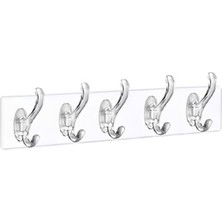 6 Adet Leva House Yapışkan Şeffaf Askı 5'li