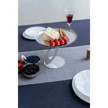 MAT Steel Tekli Ayaklı Tatlı  Sunum  Tabağı, 2101S