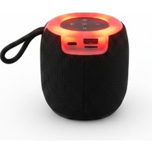 Çınaroğlu AVM Mini Işıklı Bluetooth Speaker Taşınabilir Ses Bombası Stereo Yüksek Kalite Hoparlör Ses Seviyesi