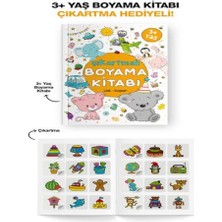 TeknoKapsül Çıkartmalı Boyama Kitabı 3 Yaş +