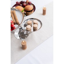 MAT Steel 3'lü Ayaklı Tatlı Sunum Tabağı , 2103S