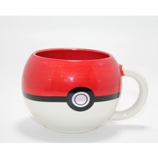 NessiWorld Pokemon Pokeball Tasarımlı 3D Porselen Kupa Bardak