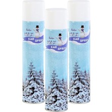 Aesco 3 Adet Max Kar Köpüğü Spreyi, Eriyen Kar Taneleri, Parti Köpük Karı Yapar Kar Yağdıran Sprey 3X300 ml