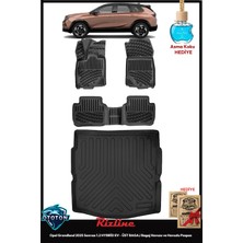 Rizline Opel Grandland 2025 Sonrası 1.2 Hybrid Ev - Üst Bagaj Bagaj Havuzu ve Havuzlu Paspas