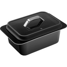 Wmf Fusiontec Indüksiyonlu Kızartma Makinesi 38 x 24 x 18 Cm, Cam Kapak, Güveç Kabı, Yüksek Teknoloji Seramik, Ocak, Izgara, Fırın Için, 450°C'YE Kadar Isıya Dayanıklı