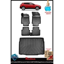 Rizline Opel Crossland 2020 Sonrası Alt Bagaj (Sabit Zemin) Bagaj Havuzu ve Havuzlu Paspas