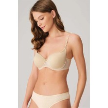 Aria's Closet Arias Closet Balenli Desteksiz Dolgusuz Askıları Çıkabilen Yumuşak Süngerli Günlük Klasik T-Shirt Sütyeni