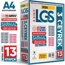 Karakutu Yayınları 2026 8.Sınıf LGS 3. ÇEYREK Şubat-Mart Ayı MEB Örnek Soru Tıpkı Basım Sarmal Deneme Paketi Çözümlü