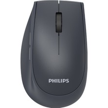 Philips SPK7627 Kablosuz Bluetooth Dual Mod 1600DPI 6 Tuşlu Sessiz Optik Mouse Gri