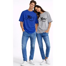 Nevermind Evgili Kombini Mr Mrs Yüzük Detaylı Çift Tişört Nişan Söz Partner Kombin Seti