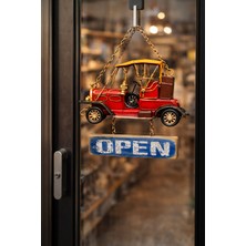 Hediyemio Dekoratif Metal Nostaljik Araba Kapı Yazısı – Vintage Kapı Süsü