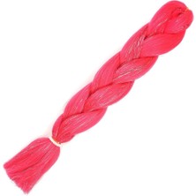 Simli Koyu Pembe Örgülük 100 Gr.