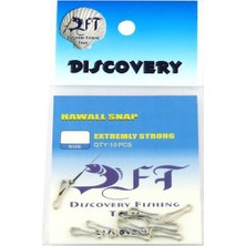 Discovery DFT CJS040 Hawai Snap Nikel Klips (10'lu) No:1