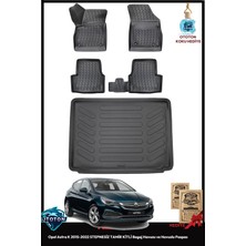 Rizline Opel Astra K 2015-2022 Stepnesiz Tamir Kitli Bagaj Havuzu ve Havuzlu Paspas