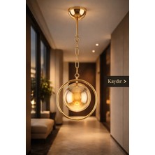 Vivido Home Metal Gold Raven Tekli Avize