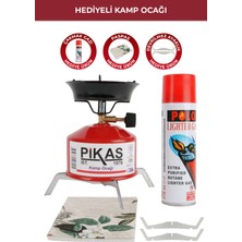 Pikas Mocamp Devrilmez Ayaklı Taşınabilir Kamp Ocağı 400 g Hafif ve Pratik Kullanım