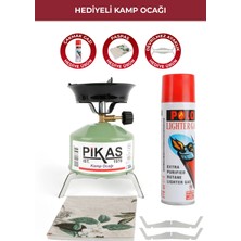 Iksa Devrilmez Ayaklı Portatif Kamp Ocağı, Çaydanlık Halısı Hediye