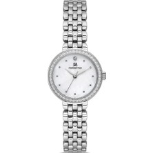 Momentus SW298S-09SS Çelik Kasa Çelik Kordon 3 Atm Suya Dayanıklı Metalik Renk Kadın Kol Saati