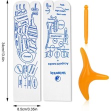 Feyza Design Konforlu Ayak Masaj Seti, Çift Çift Çorap ve Refleksoloji Çubuğu