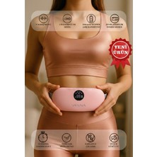 Feyza Design Isıtmalı Şarjlı Masaj Kemeri, Bel ve Karın Rahatlatıcı Aleti