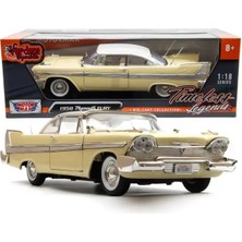 Motormax Motor Max 1:18 1958 Plymouth Fury Diecast Model Araba Sarı - 73115