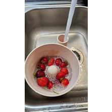 Shine Creativity Hydrobowl Çok Amaçlı Otomatik Yıkama ve Süzme Kabı – Meyve, Sebze ve Tahıl Temizleme Haznesi