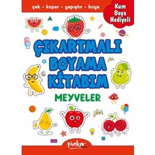 Lisinya Çıkartmalı Boyama Meyveler