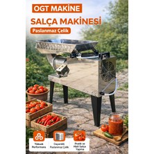 Ogt Makine Profesyonel Paslanmaz Salça Çekme Makinesi (Ayaklı)
