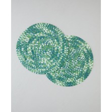 English Home Spinora Kağıt 2'li Amerikan Servis 38 cm Yeşil