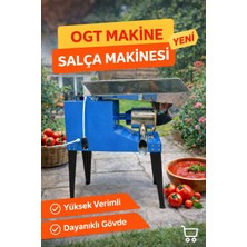 Ogt Makine Mavi Ayaklı Profesyonel Salça Makinesi 3 Hp | Domates Biber Salça Çekme Makinesi