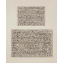 English Home Big and Tiny Kaydırmaz Taban Banyo Paspası Seti 60x90 + 40x60 cm Bej