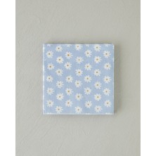 English Home Spring Daisies Kağıt 20'li Kağıt Peçete 33X33 cm Mavi