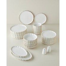 English Home Aura Porselen Yemek Takımı 53 Parça 12 Kişilik Gold