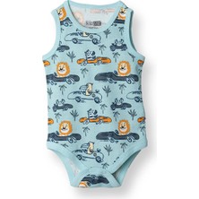 Hellobaby Erkek Bebek Body Bisiklet Yaka Kısa Kol