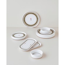 English Home Opal Seramik Kahvaltı Takımı 10 Parça 4 Kişilik Yeşil